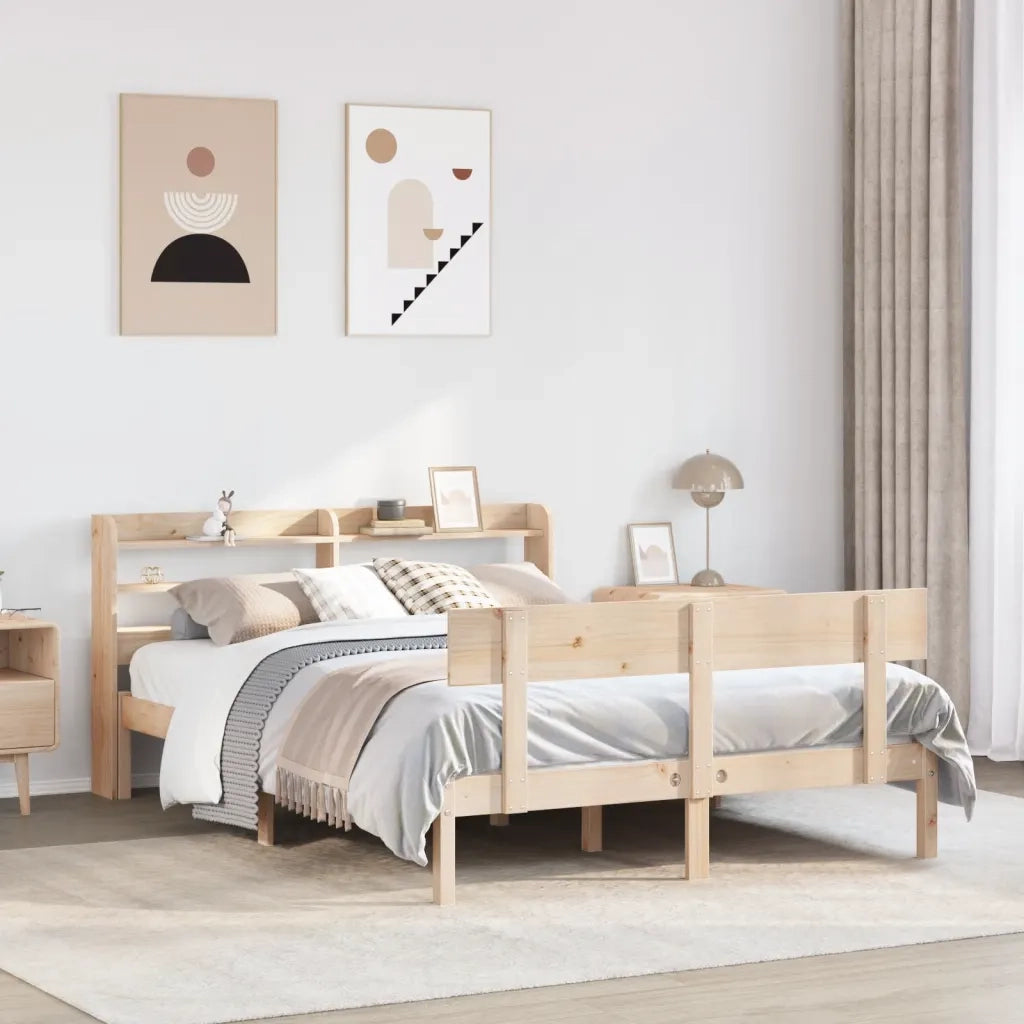 vidaXL Letto senza Materasso 120x190 cm in Legno Massello di Pino