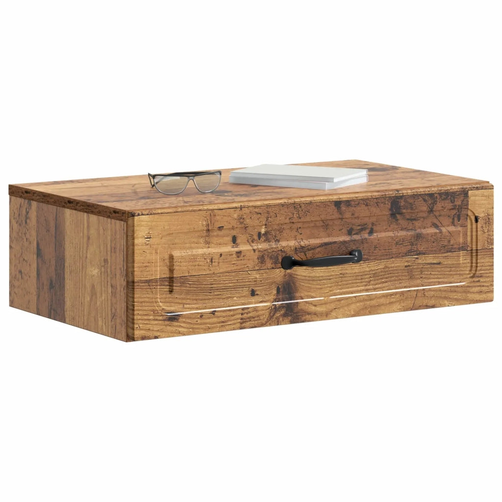 Tavolino da Parete Laterale Legno antico 59 x 34,5 x 17 cm 899343