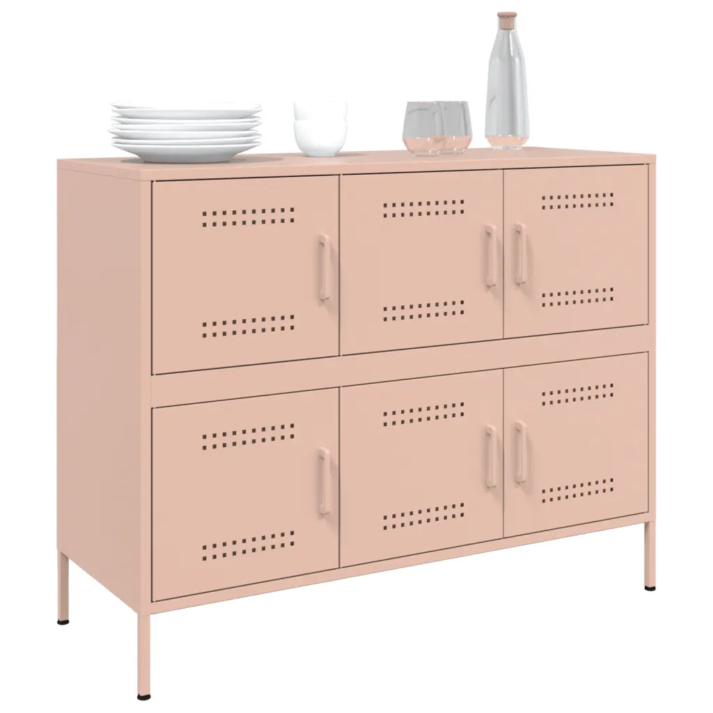 Credenza Rosa 100,5x39x79 cm in Acciaio 843097