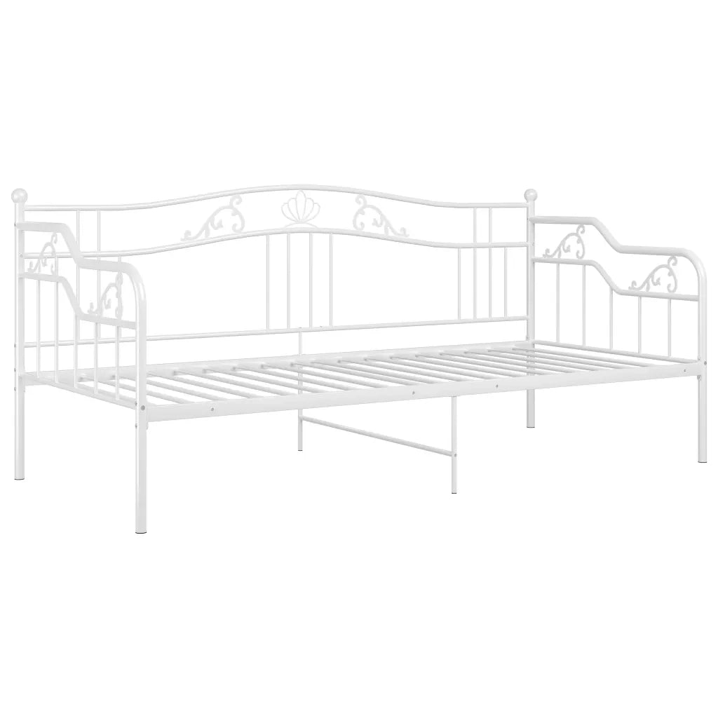 Telaio Divano Letto Bianco in Metallo 90x200 cm cod mxl 47880