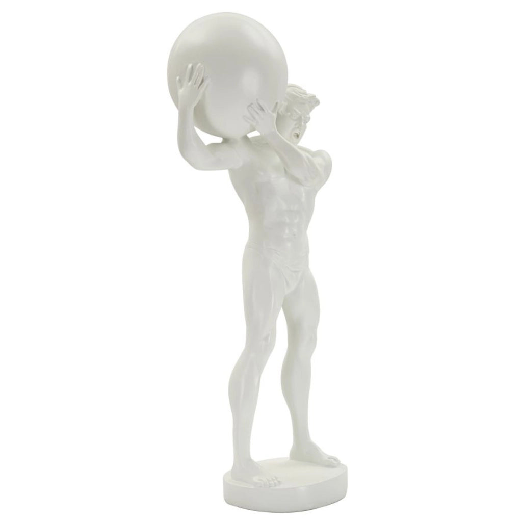 Scultura VKH370, Bianco, Poliresina, 18x12,5x50 cm