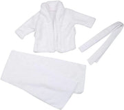Set di bagnanti morbidi per bambini in cotone per fotografie con accessori di vestizione (3-6 mesi)