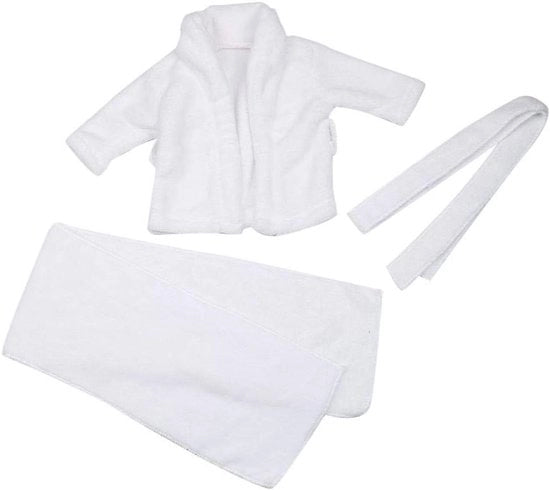 Set di bagnanti morbidi per bambini in cotone per fotografie con accessori di vestizione (3-6 mesi)