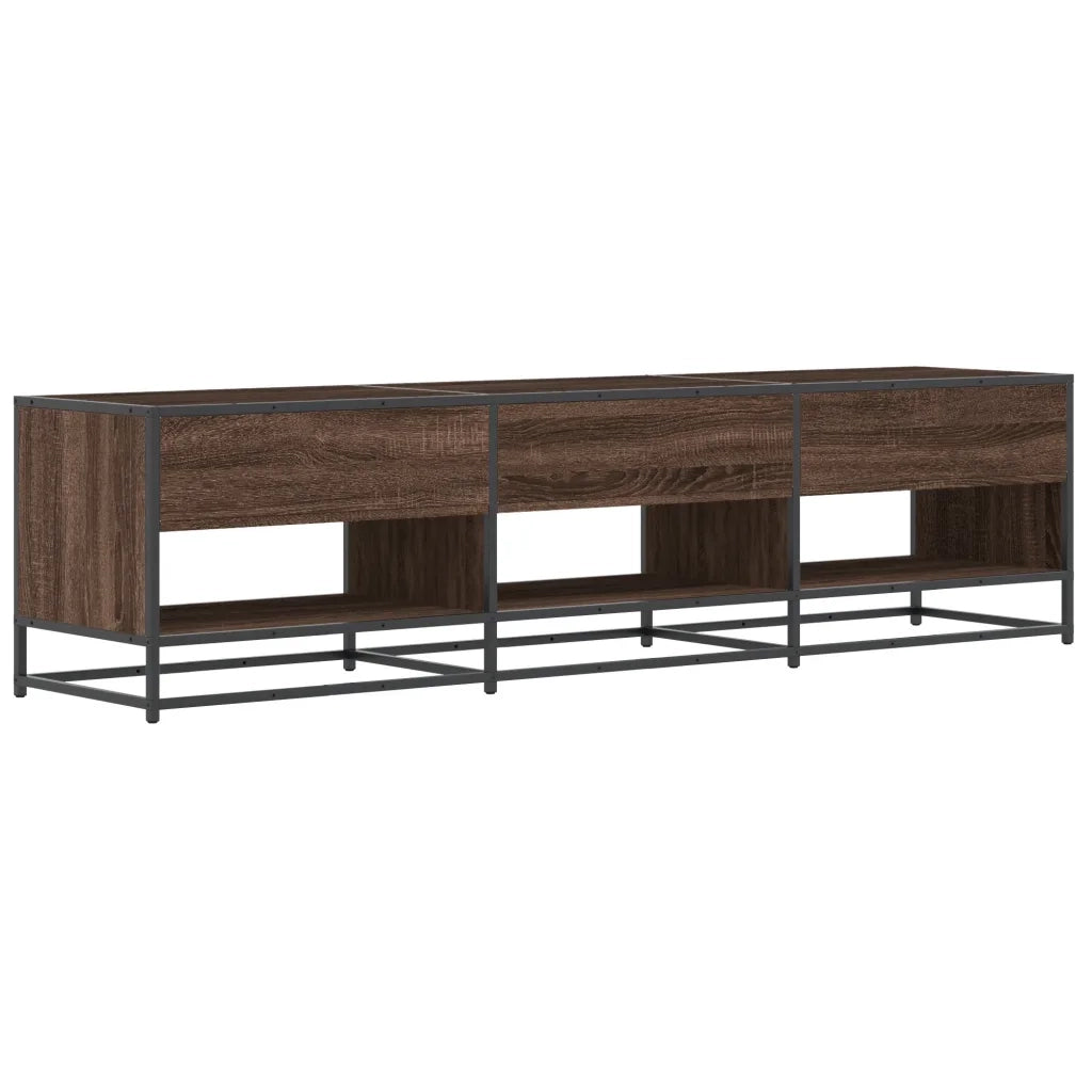 Mobile Porta TV-Mobile per TV-Credenza TV Rovere Marrone 180x40x46 cm Legno Multistrato