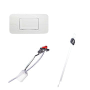 Kit placca galleggiante tampone stir blitz 12lt per wc bagno cassetta incasso