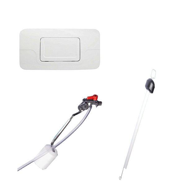 Kit placca galleggiante tampone stir blitz 12lt per wc bagno cassetta incasso