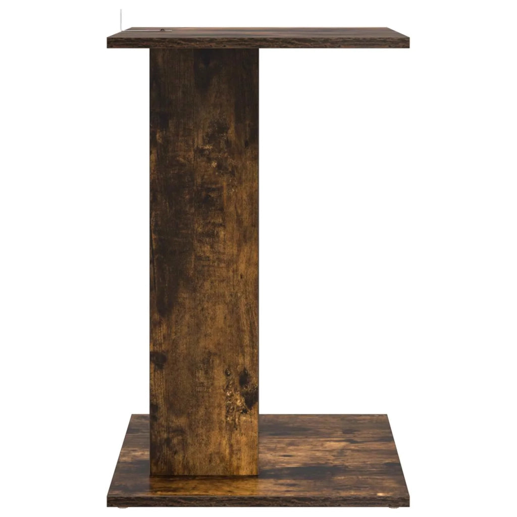 Tavolo laterale Rovere fumé 45 x 40 x 62,5 cm Legno multistrato