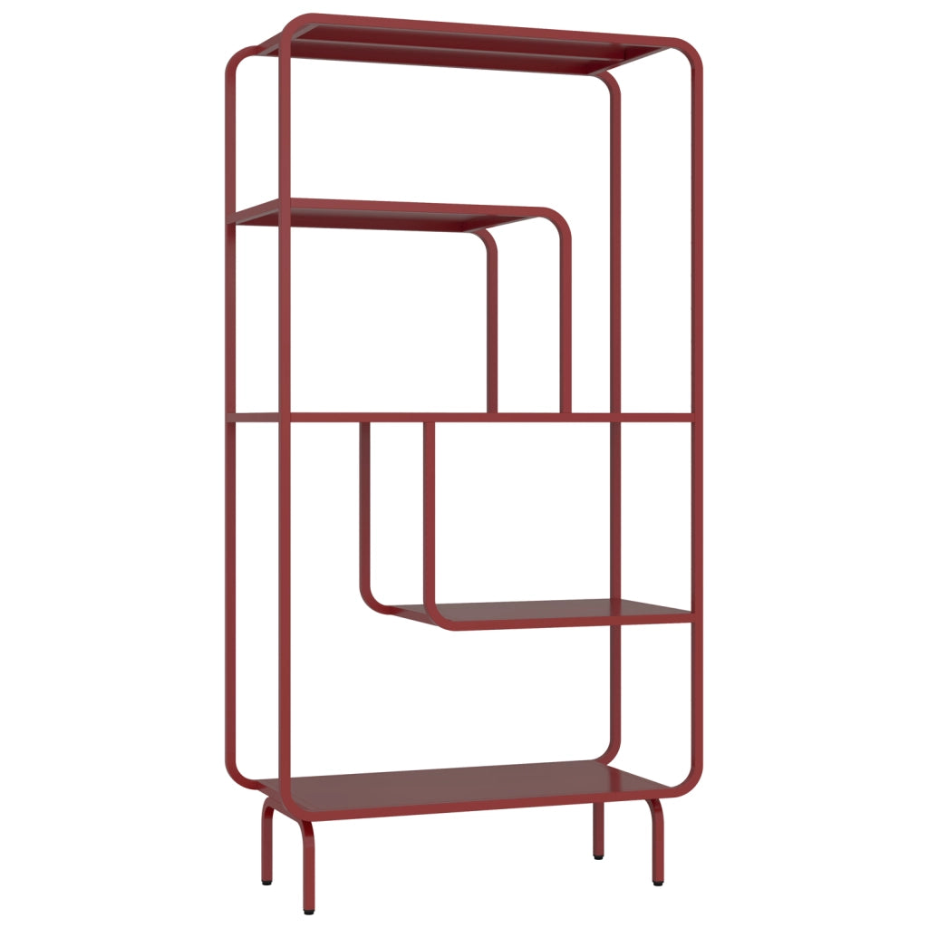 Console design in metallo rosso carminio CAPUCINE