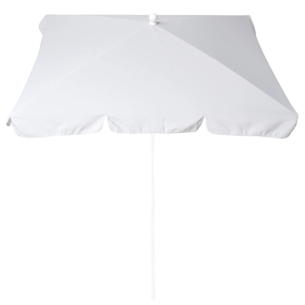 Ombrellone Maffei Art.113R grigio chiaro 185 x 125 x h 230 cm telaio in acciaio