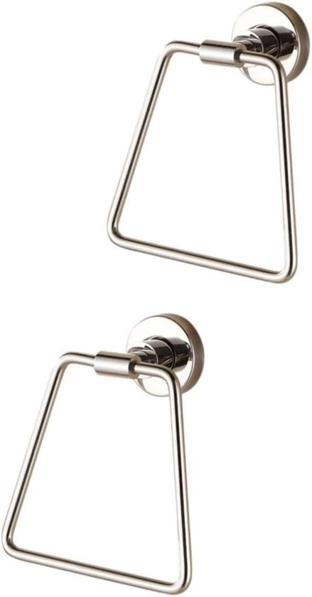 Organizzatore per la Bagno - 2 Pezzi - Raccoglitore per Asciugamani in Acciaio Inossidabile - Accessorio per la Bagno