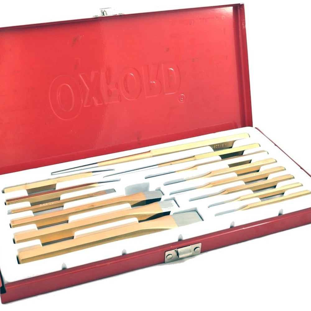 Trade Shop - Kit Set Scalpelli Cacciaspine Cacciachiodi Punzoni 14 Pz Pezzi Caccia Chiodi -