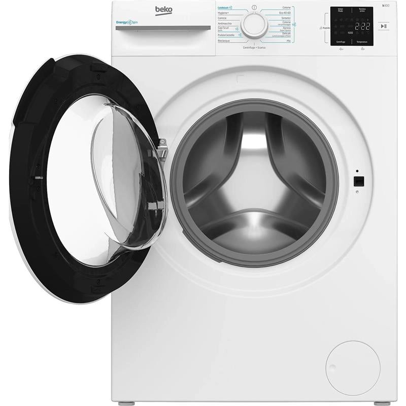 BEKO BMWRU3821W LAVATRICE A VAPORE CON CARICO FRONTALE, 15 PROGRAMMI, CAPACITÀ  8KG 1200G