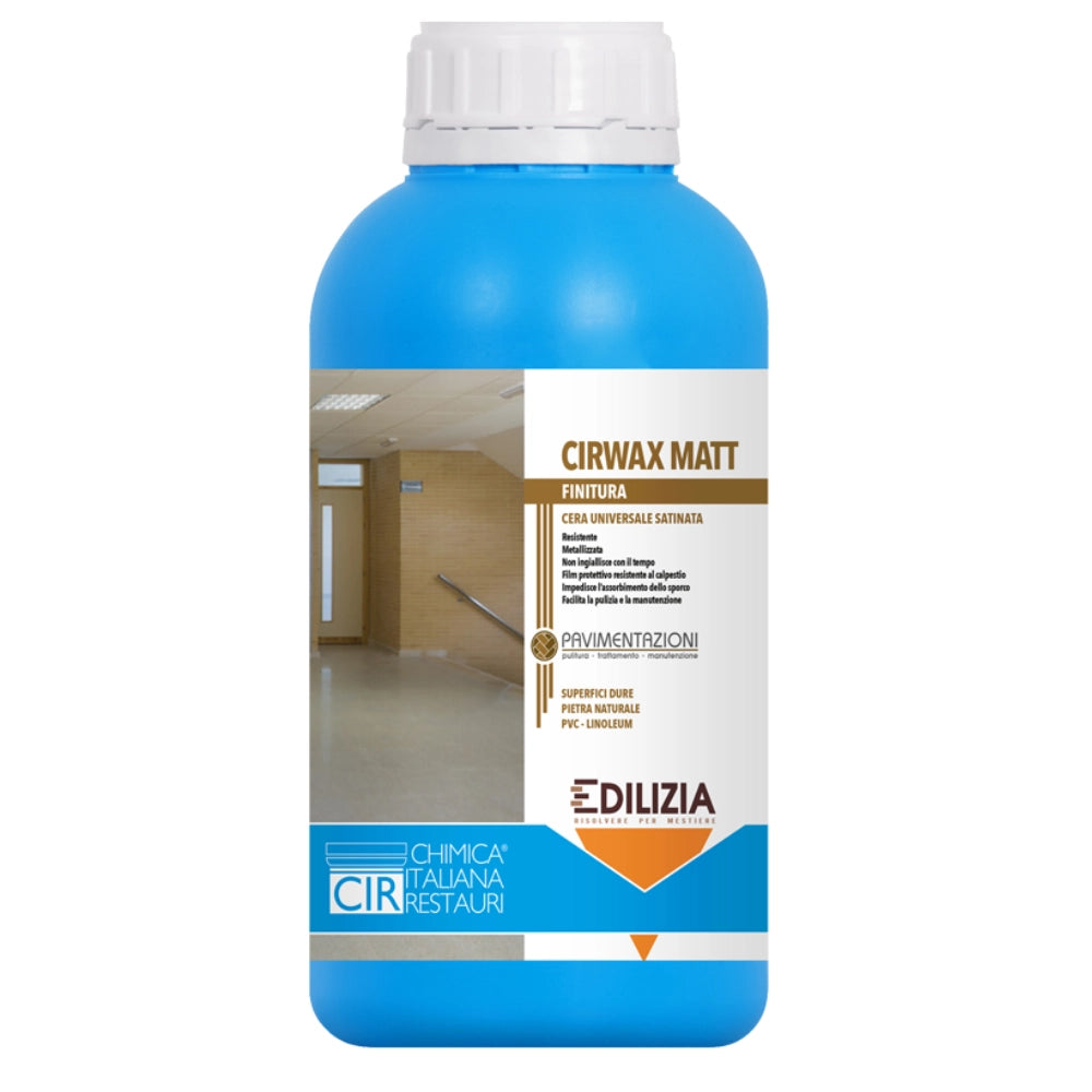 Cera metallizzata trattamento delle pietre effetto satinato cirwax matt da 1 lt