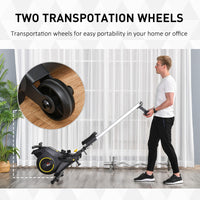 Vogatore Magnetico Pieghevole con Volano 8 Livelli e Monitor LCD Nero