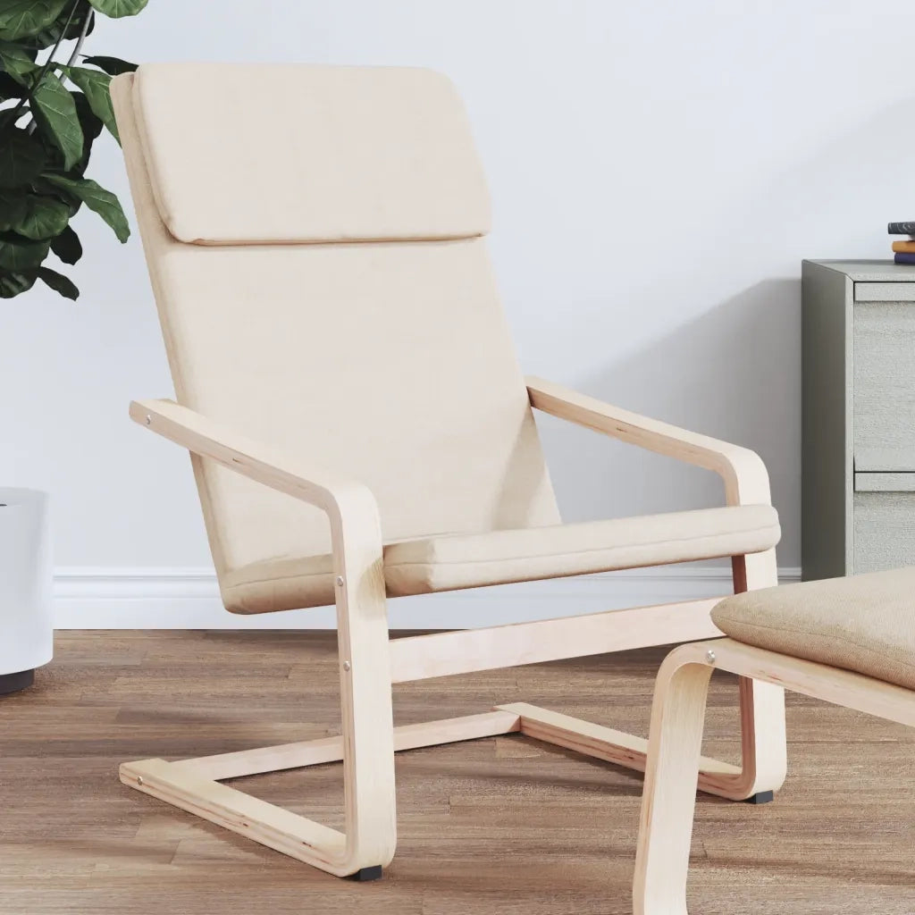 Sedia Relax Crema in Tessutocod mxl 70606