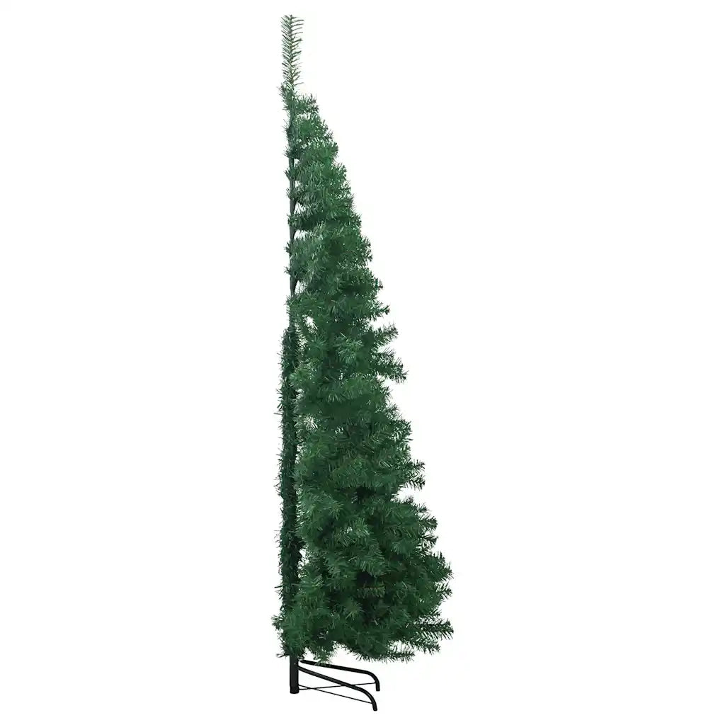 Albero di Natale Artificiale ad Angolo con Supporto Verde 210 cm PVC cod mxl 58786