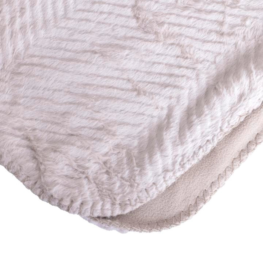 Coperta a quadri beige 130x170cm ARYNDAL