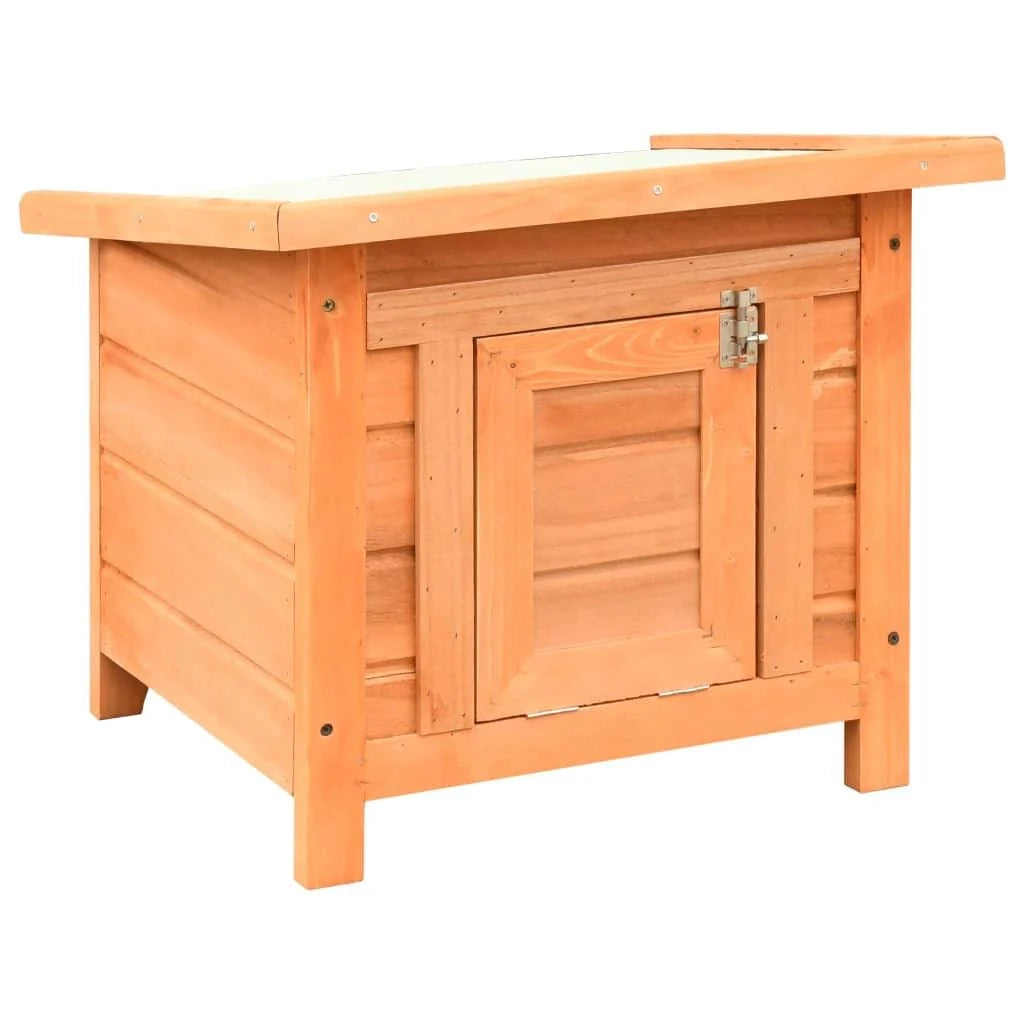Tiragraffi per gatti albero di nicchia giocattolo per animali imbottito in pino massiccio 50 x 46 x 43 5 cm marrone 3702050