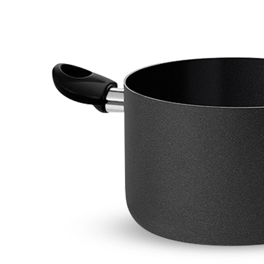 PENTOLA 'BLACK LINE' Ø cm 18x13,5h - cap.3 lt - PENTALUX