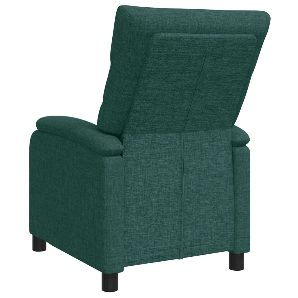 Divano Sedia-Poltrona reclinabile Verde Scuro Tessuto 444382