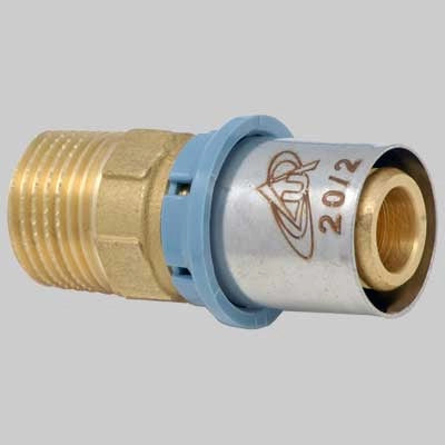 RACCORDO DIRITTO MASCHIO DELT ALL  26 x 3/4     UNIDELTA
