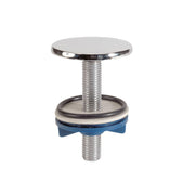 Tappo copriforo in ottone cromato lucido Ø 50 mm