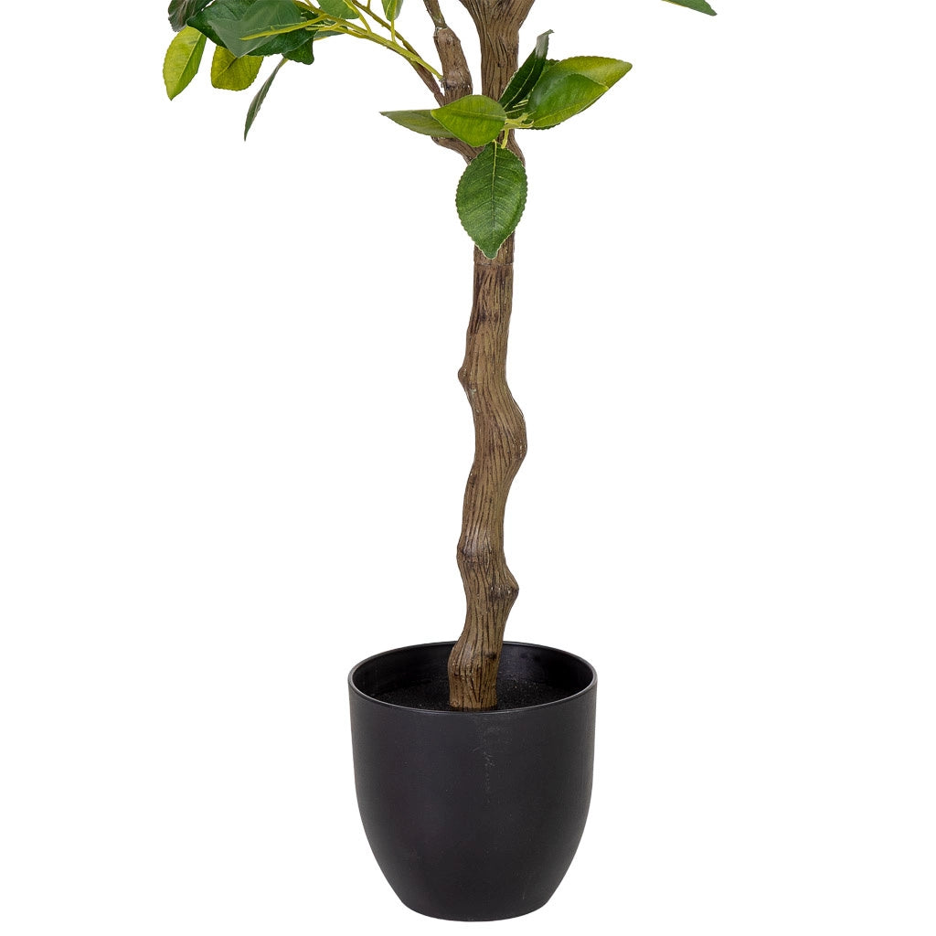 Albero di limone artificiale decorativo verde 55x55x120cm