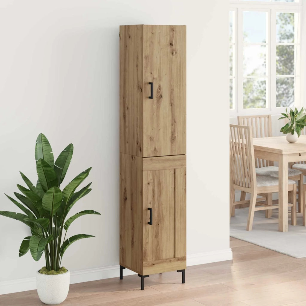 Credenza | Madia | Buffet da pranzo | Armadio da pranzo Rovere artigianale 69,5 x 34 x 180 cm