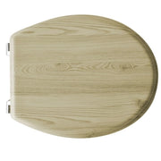 SEDILE WC UNIVERSALE IN LEGNO ACERO- Acero- FERID- pezzi 1