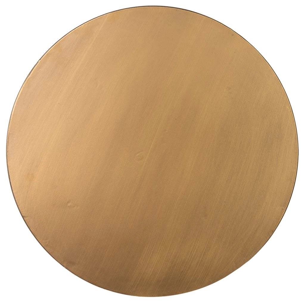 Tavolino in metallo 48x48x51h cm Oro