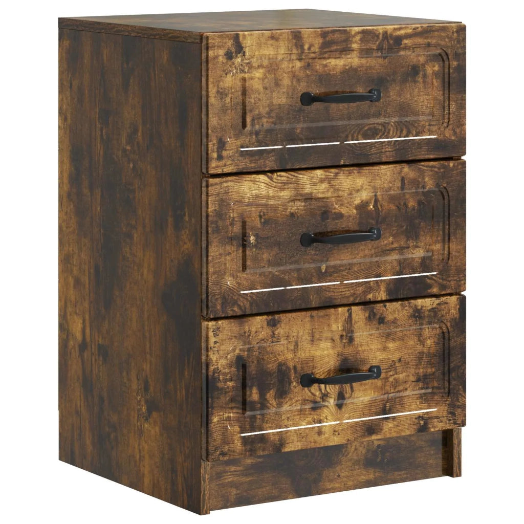 Armadio da Notte Rovere Fumo 43 x 41 x 63,5 cm 895710