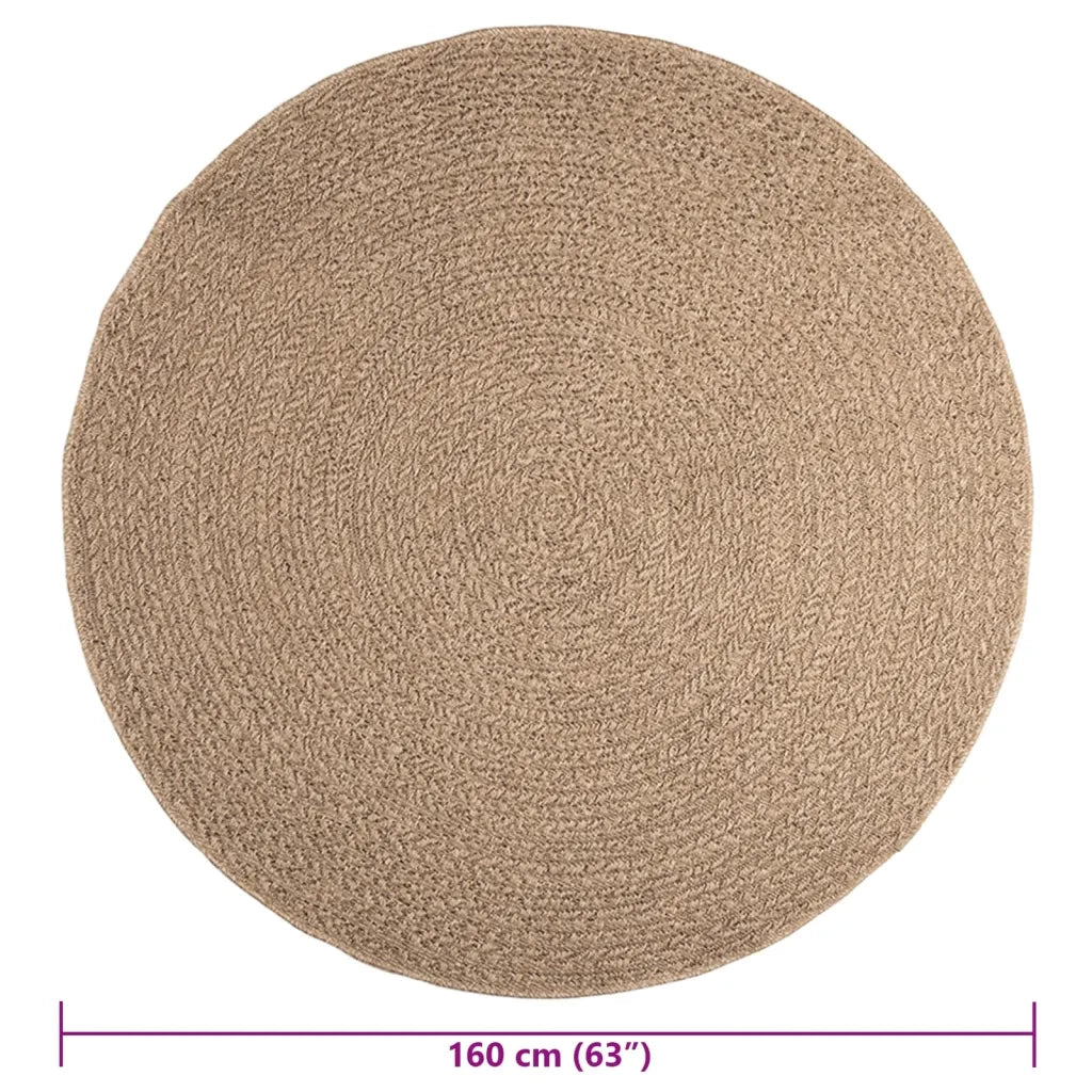 Tappeto ZIZUR 160 cm Aspetto Iuta per Interni ed Esterni 364837