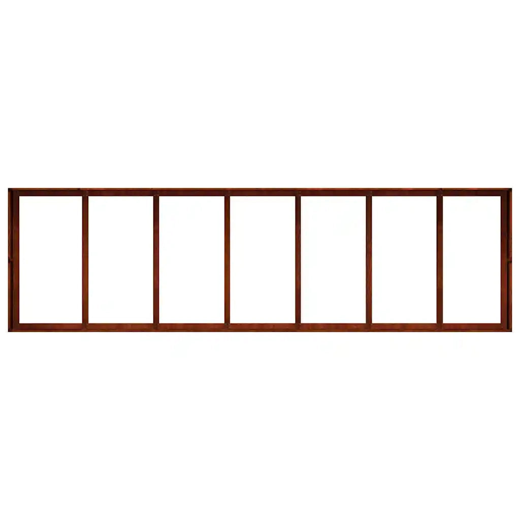 Fioriera Arrugginita 280x80x40 cm in Acciaio Corten