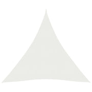 Vela ombreggiante/ombrellone 160 g/m² HDPE 3 x 4 x 4 m bianco 02_0009019