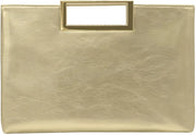 Borsa da sera elegante con maniglia per donna con cinturino da spalla e tasca da braccio per matrimoni in oro