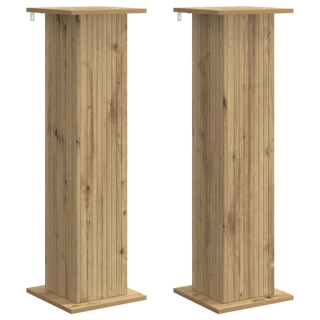 Supporto per piante 2 pcs Rovere Artigianale