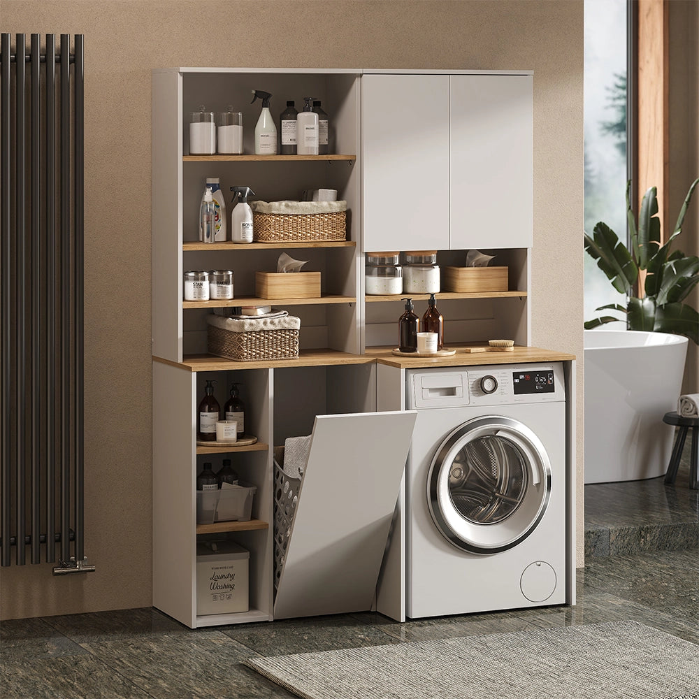 Vicco mobile bagno Bianco/Artisan 68 x 100.4 cm con ripiani aperti
