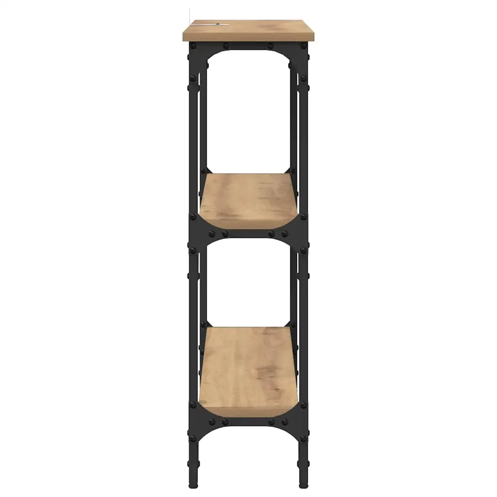 Tavolo consolle Rovere artigianale 100 x 22,5 x 75 cm 883504