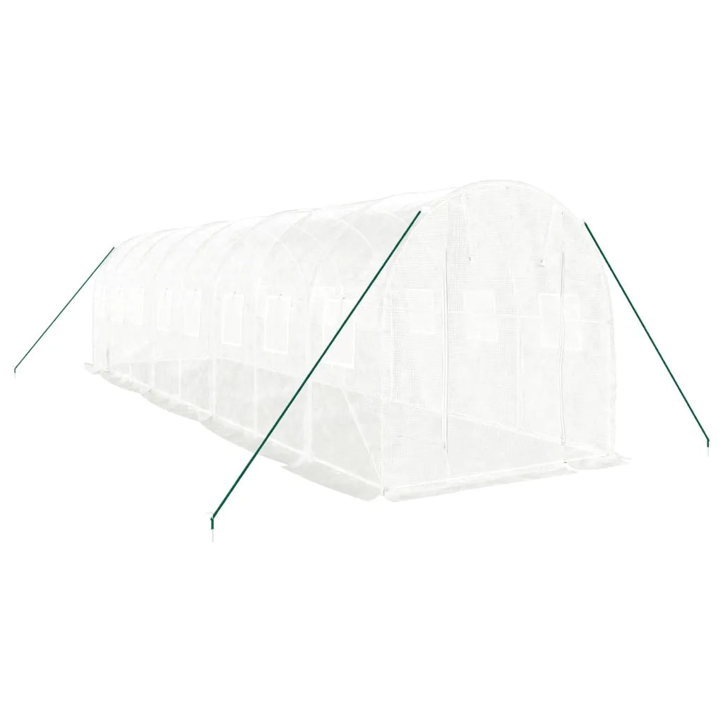 Serra con Telaio in Acciaio Bianco 16 mÂ² 8x2x2 mcod mxl 76741