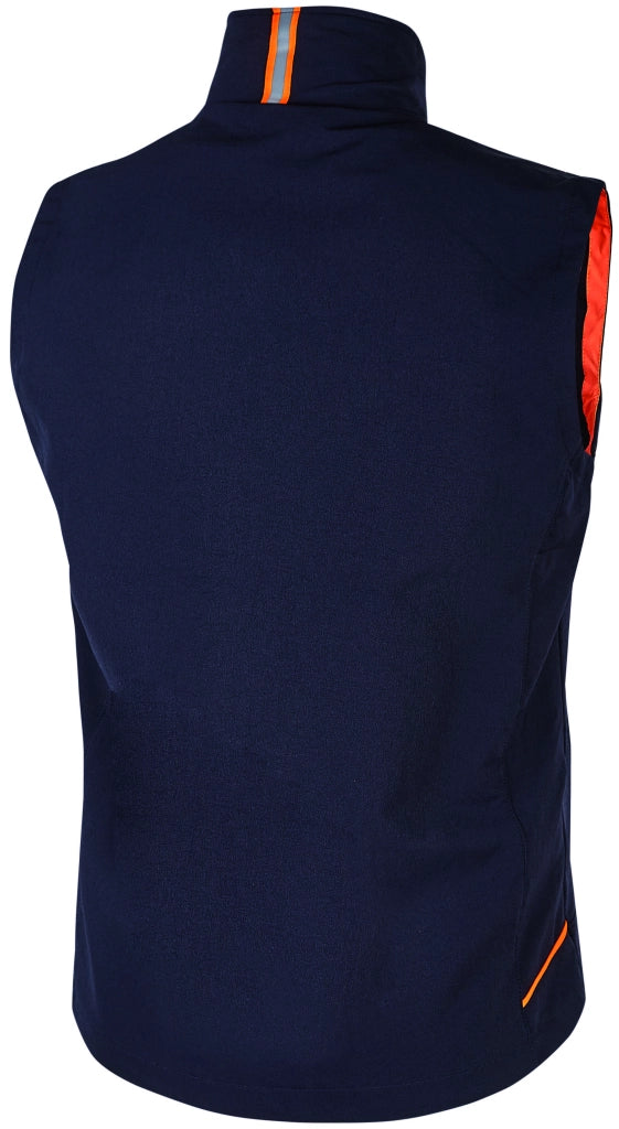 U-Power GILET SATURN Col. Blu/Arancio Mis. L
