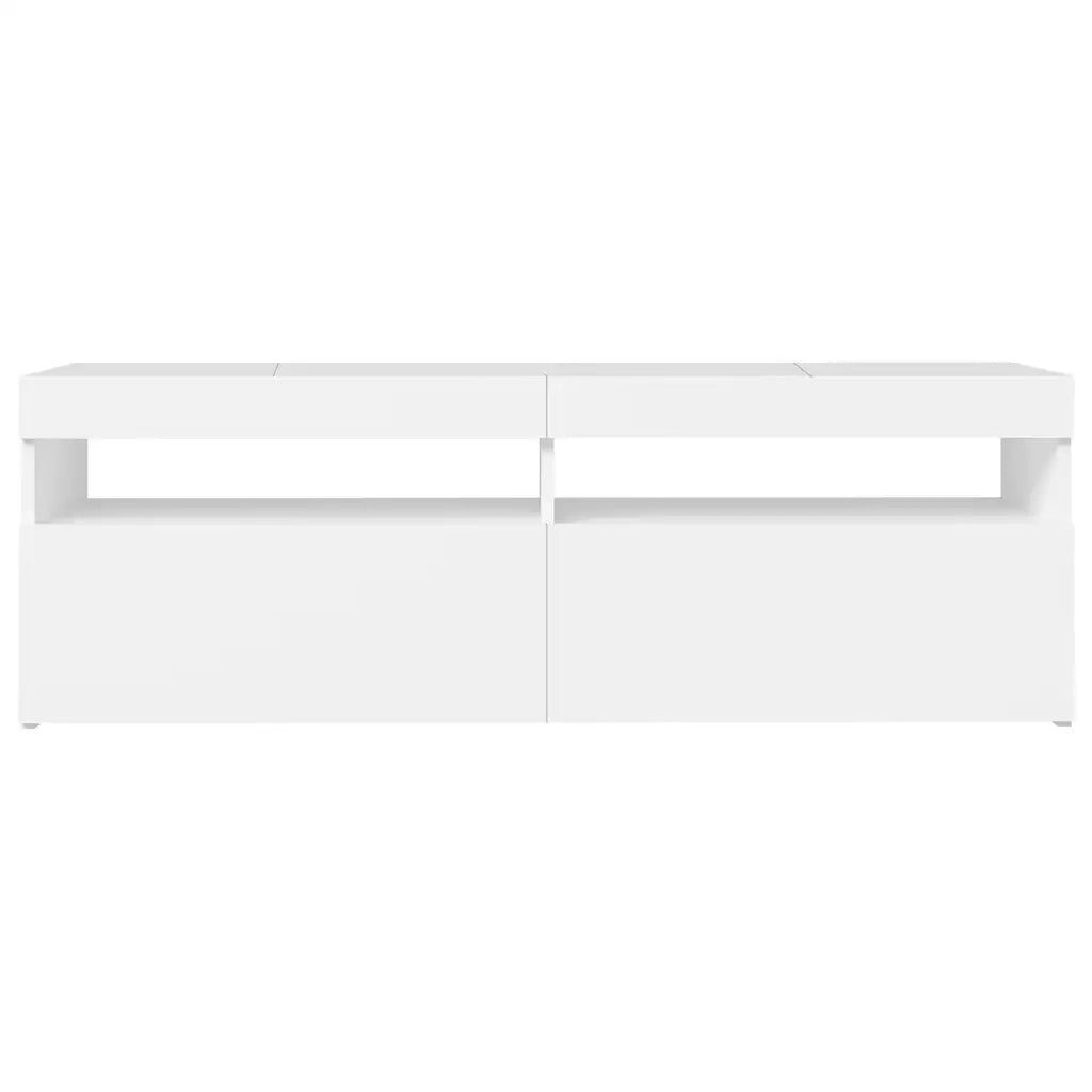 Mobile Porta TV con Luci LED Bianco 120x35x40 cm cod mxl 14122