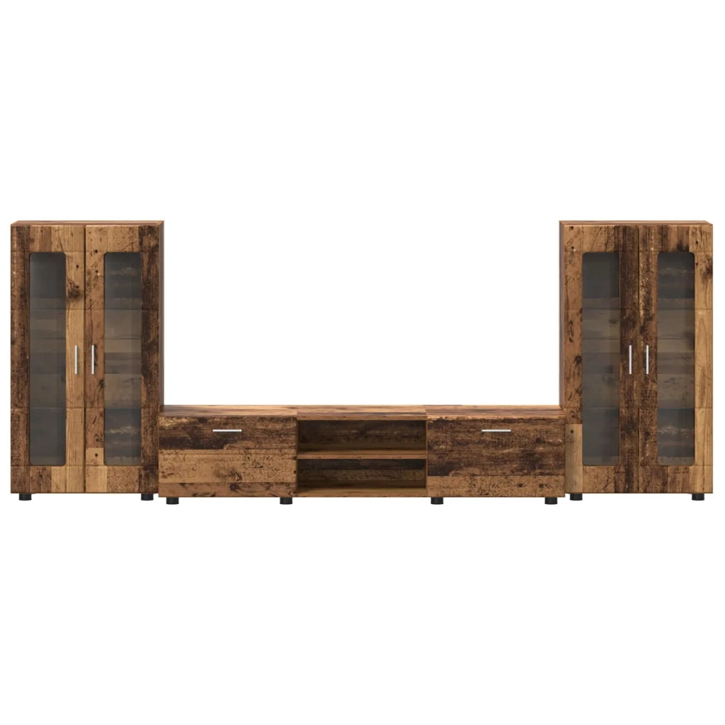 Set mobile TV FLORIN 3 pcs Legno vecchio Legno multistrato