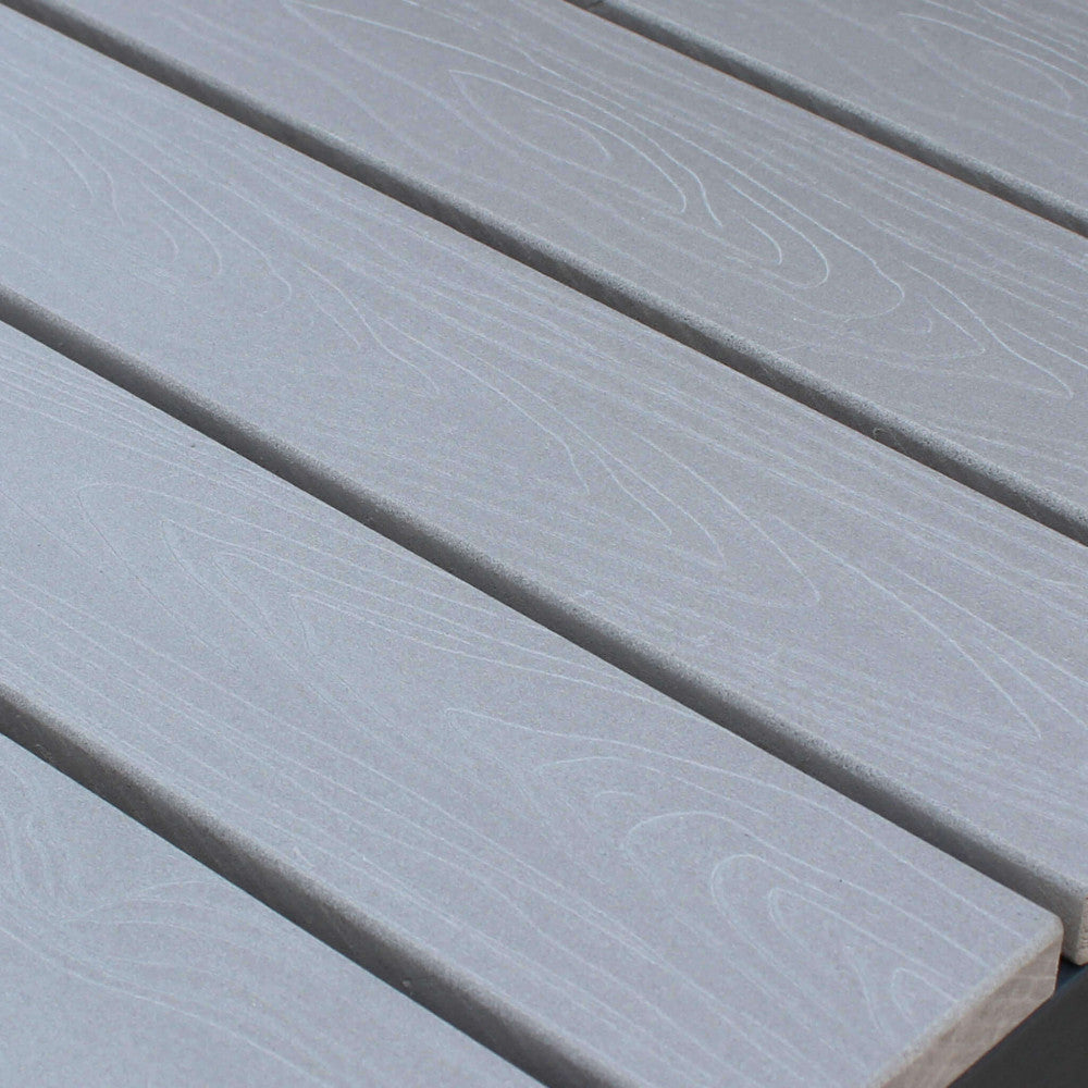 Set Bar Tavolo e 4 Sgabelli Sirio in Alluminio Tortora