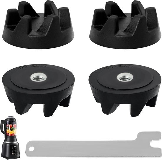 Blender Coupler - Ricambio per Mixer - Connettore in Gomma per Spinta - Adatto per Modelli KitchenAid - KSB52 KSB5 5KSB52 - Ricambio - Chiave di Serraggio Inclusa