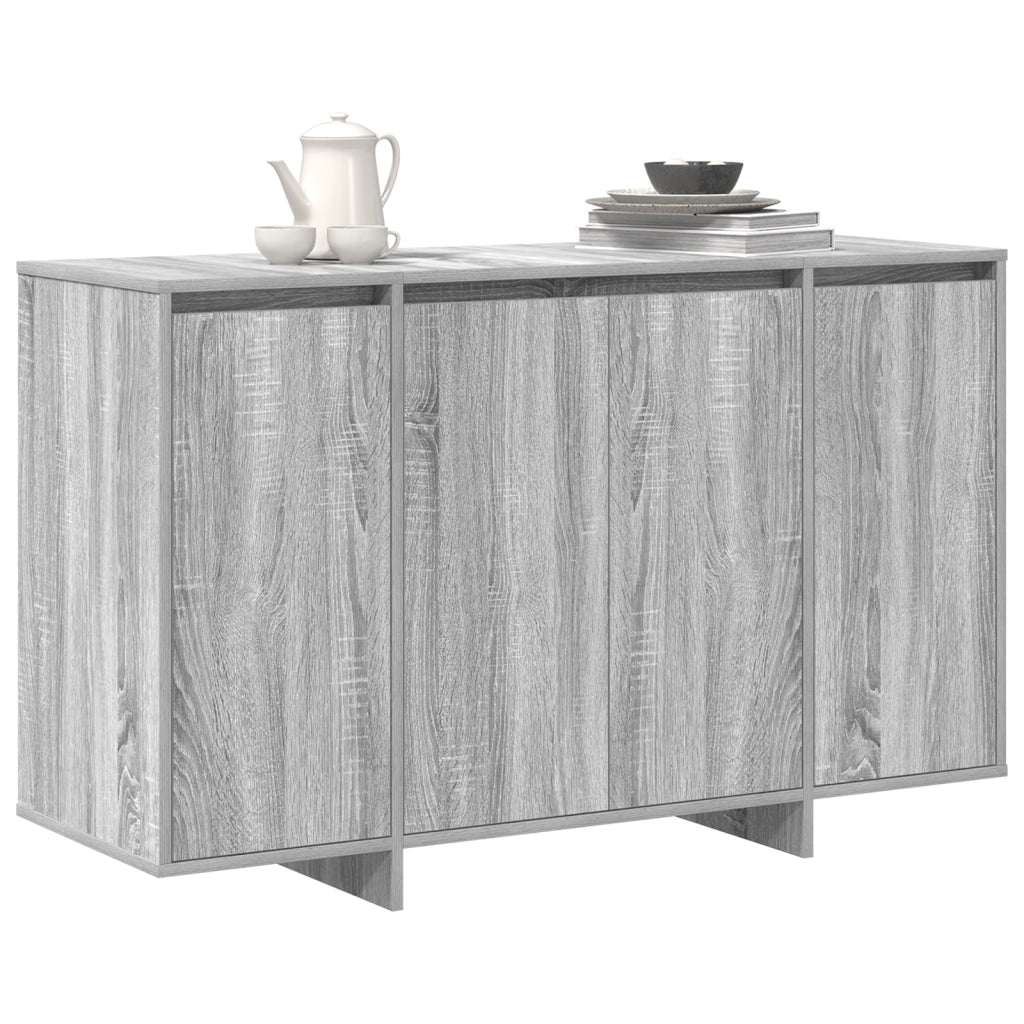 Credenza Grigia sonoma Legno ingegnerizzato 120 x 41 x 75 cm