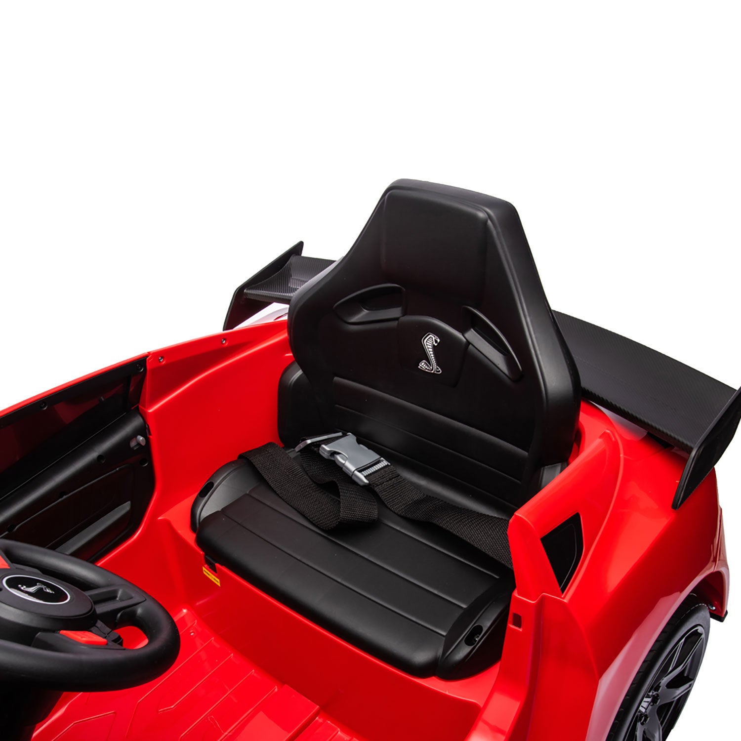 Macchina Elettrica per Bambini Licenza Ufficiale Ford Mustang Shelby Telecomandata 10,8V 3,1Ah Rosso