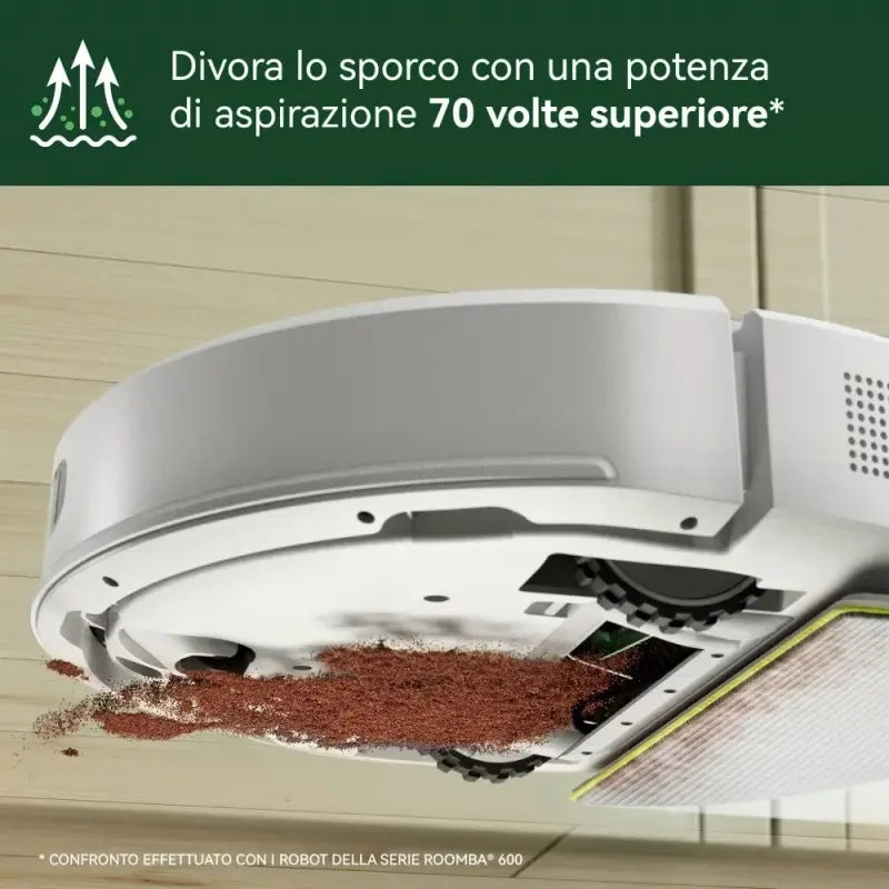iRobot Roomba 105 Combo + Stazione Autosvuotamento, Aspirapolvere Lavapavimenti