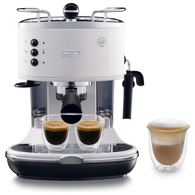 De'Longhi ECO311.W Icona Macchina da caffe' Manuale 1,4 L 15 bar 1100 W Cappuccino System colore Bianco