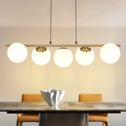Lampada a sospensione ZMH vetro dorato diametro 90 cm altezza regolabile 150 cm E27 stile moderno