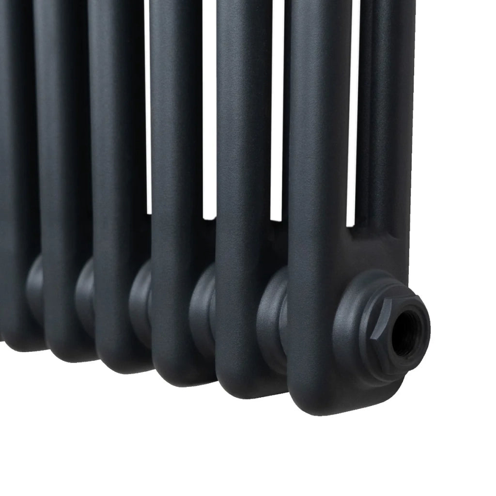 Termosifone Radiatore a 2 colonne per riscaldamento centralizzato verticale Grigio Antracite 180x56cm